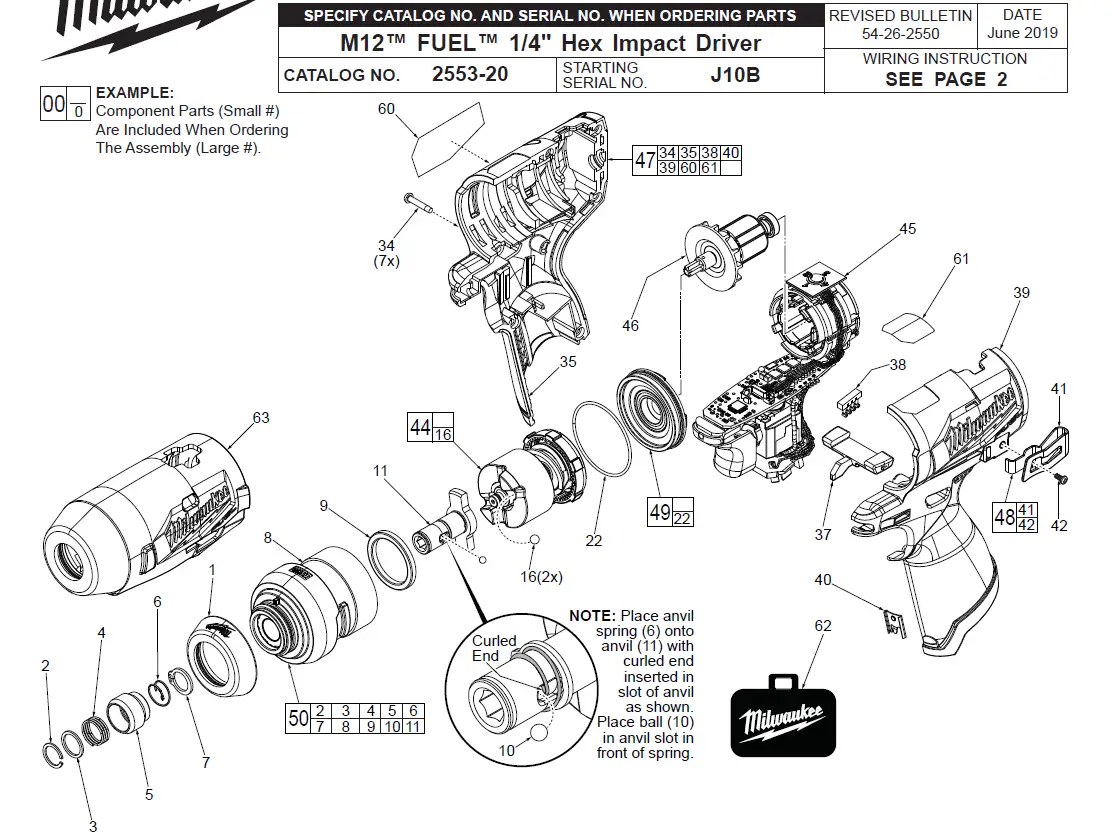 milwaukee 2552-20 M12 FUEL Cordless Impact Driver 7
