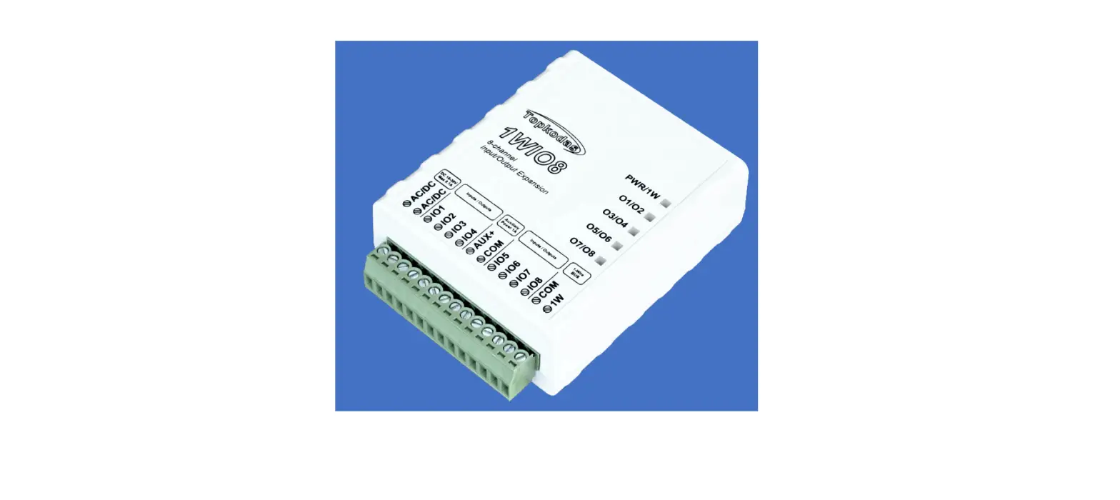 Topkodas 1wio8 8-channel I-o Expansion Module User Guide