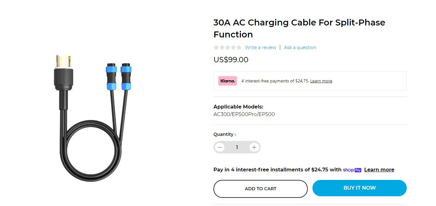 BLUETTI AC300 plus B300 Home Battery Backup - Accessories 4