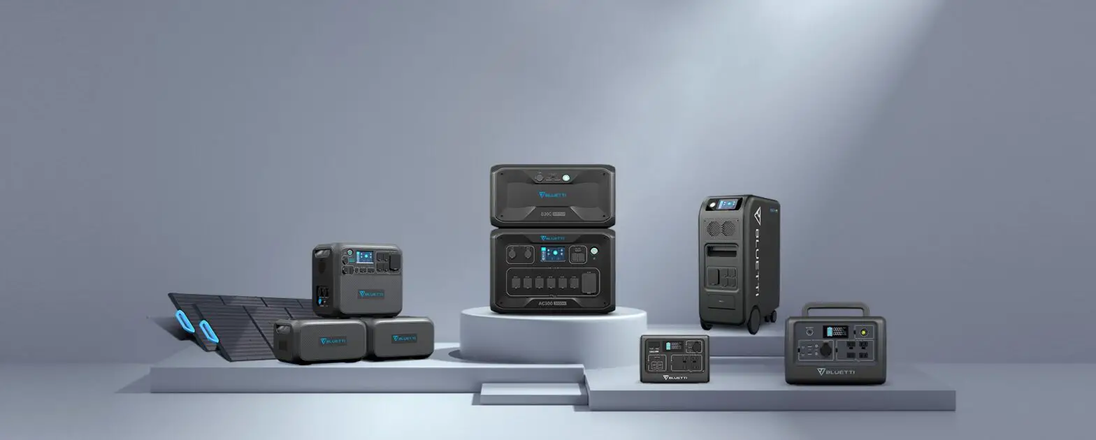 BLUETTI AC300 plus B300 Home Battery Backup - cover