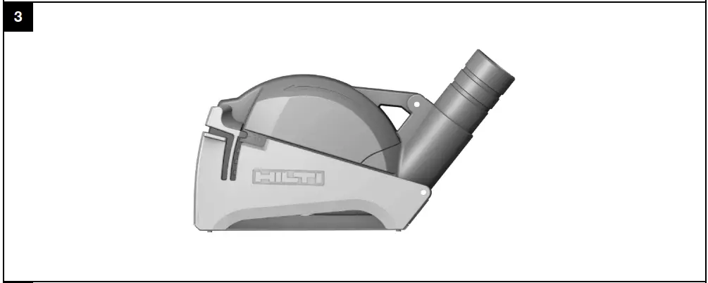 DC-EX 125/5" C compact dust hood for cutting (accessory)