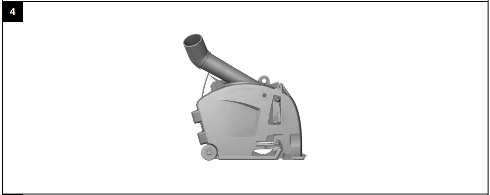 DC-EX 125/5"M dust hood for cutting (accessory)