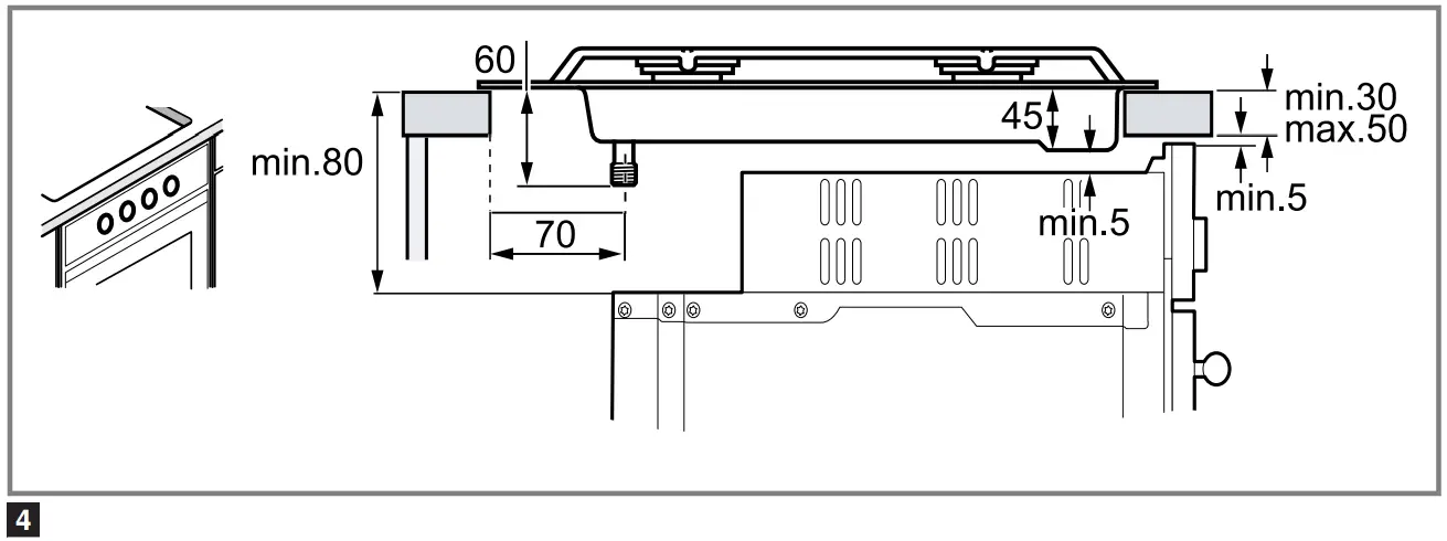 SIEMENS ER3A6AB70 Domino Gas Hob-fig5