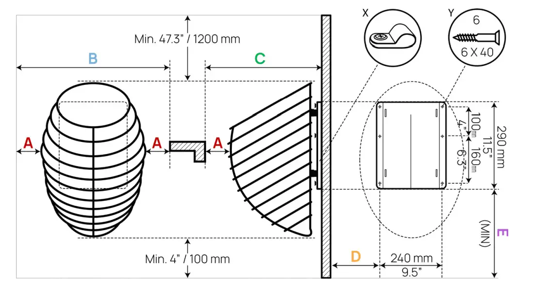 HU MU DROP Series Electric Sauna Heater - Figure 1