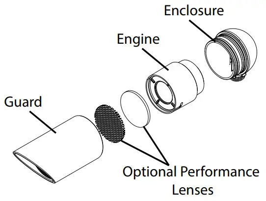 HINKLEY 55702 Well Light - Drawing 3