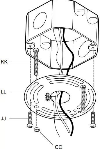 HOME DECazORATORS HB3658-05 Modern Black Hanging Pendant Light Fixture-fig5