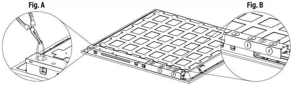 NOVALUX 55394 8W Emergency Pack for LED Back Lit Panel - INSTALLATION INSTRUCTIONS 1