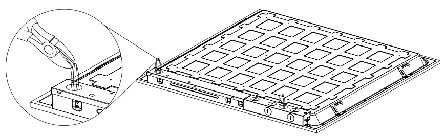 NOVALUX 55394 8W Emergency Pack for LED Back Lit Panel - INSTALLATION INSTRUCTIONS 2