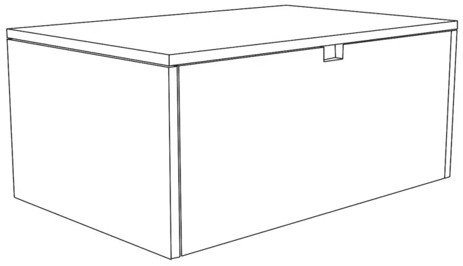 glitzhome Patio Wicker Storage Box - Icon 4