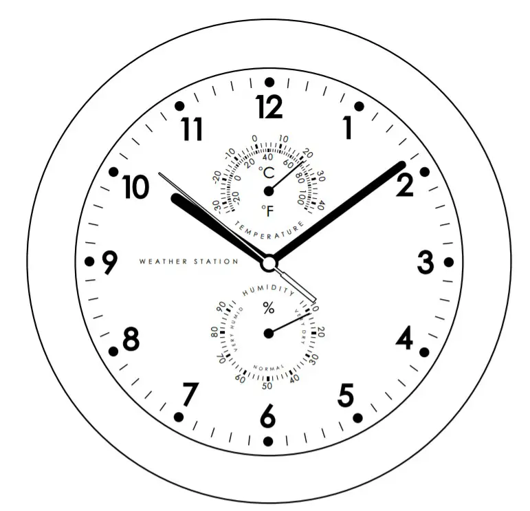 hama 00123159 Radio-Controlled DCF Wall Clock