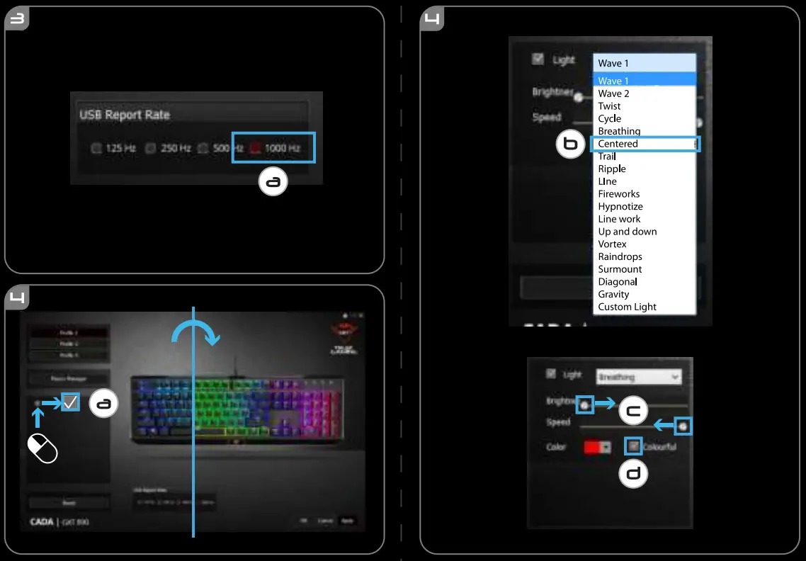 Trust GXT 890 Cada RGB Mechanical Gaming Keyboard - Figure 2