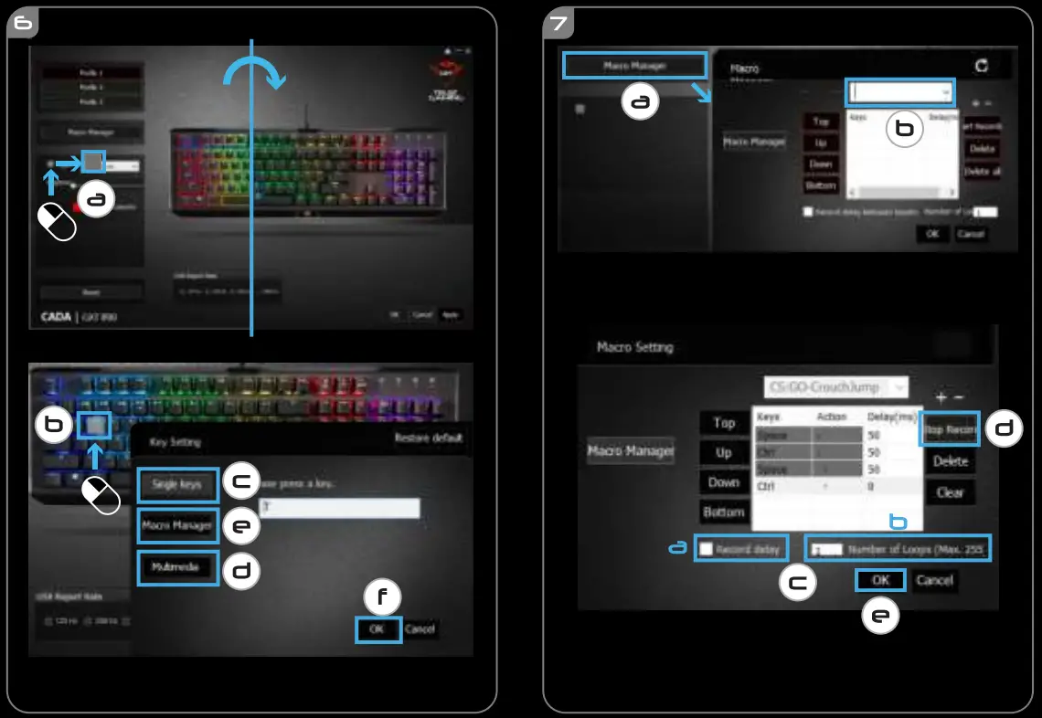 Trust GXT 890 Cada RGB Mechanical Gaming Keyboard - Figure 4