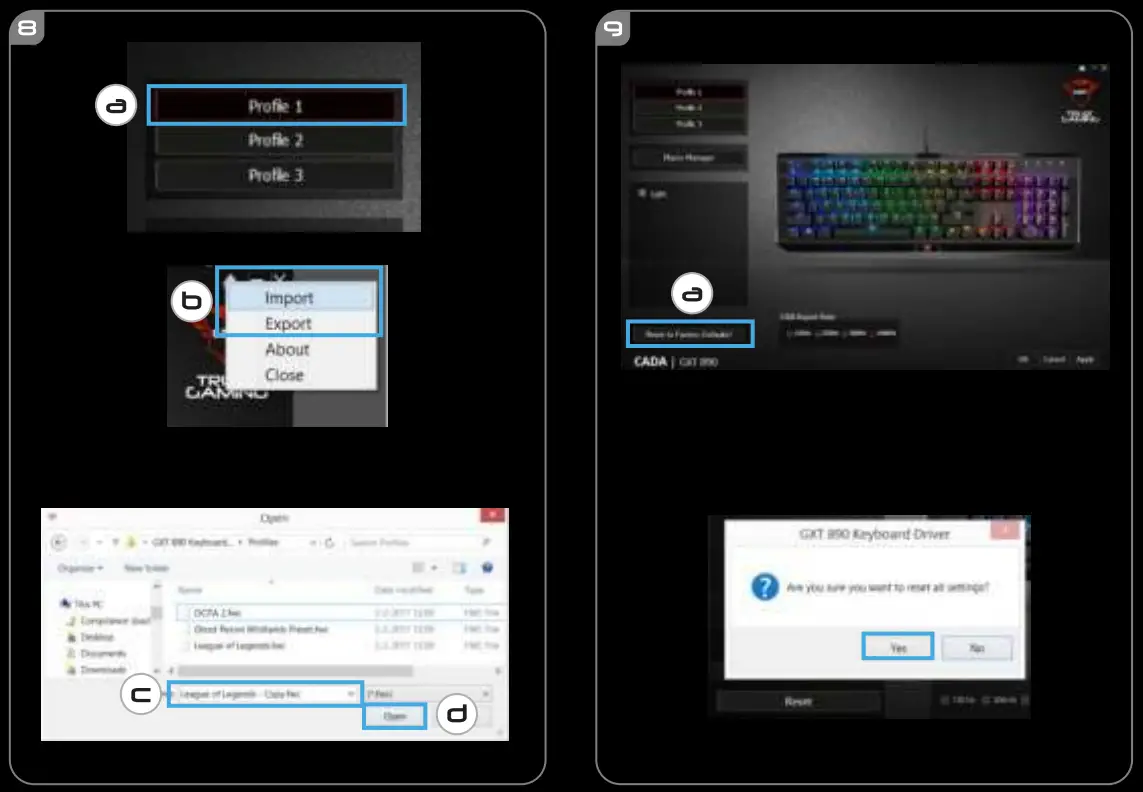 Trust GXT 890 Cada RGB Mechanical Gaming Keyboard - Figure 5