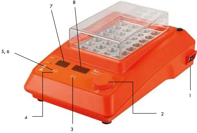 lbX instruments HDB Digital LED Dry Bath-FIG2