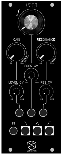 CubuSynth VCFA Full DIY Kit