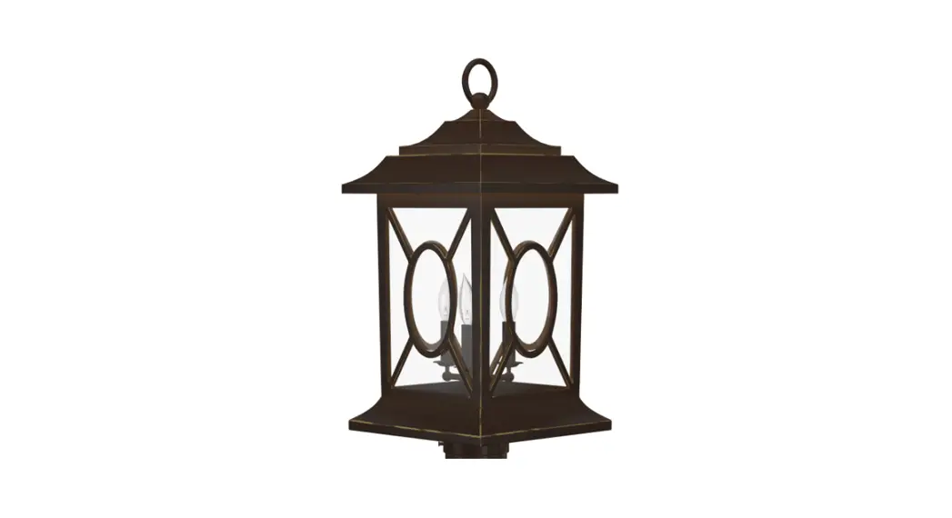 Signature Hardware 434139 Kingston Manor Outdoor Wall Sconce Light Instruction Manual