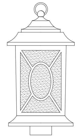 Signature Hardware 434139 Kingston Manor Outdoor Wall Sconce Light - fig 1