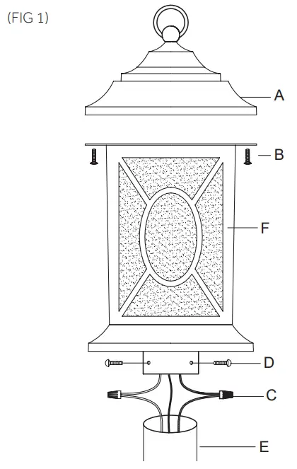 Signature Hardware 434139 Kingston Manor Outdoor Wall Sconce Light - fig 3