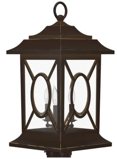 Signature Hardware 434139 Kingston Manor Outdoor Wall Sconce Light