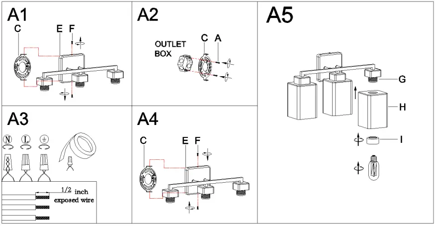 ZEVNI A04802W3 Honaw 18 Inch Vanity Light-FIG4