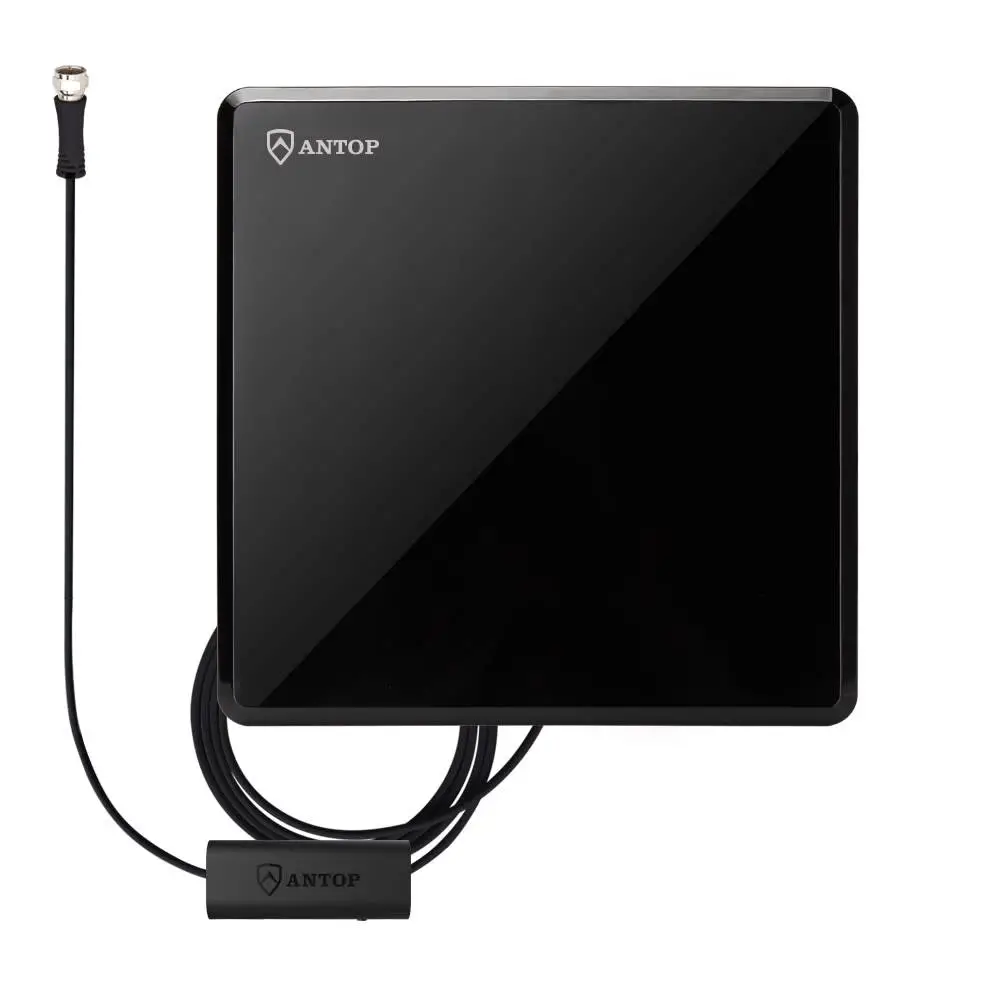 Antop At-207b Indoor Tv Antenna Flat-panel With Smart Pass Amplifier And Lte Filter User Manual