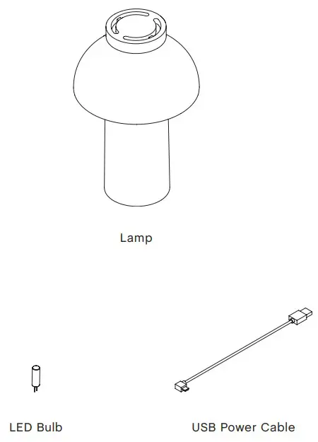 HAY 100192204 PC Portable Rechargeable Lamp - fig 1