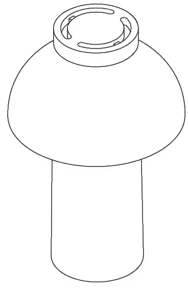 HAY 100192204 PC Portable Rechargeable Lamp