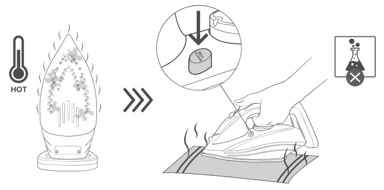 gorenje SIH 2600BLC 00TQC 300RBC Steam Iron Steamcare Pro - FIGURE 114