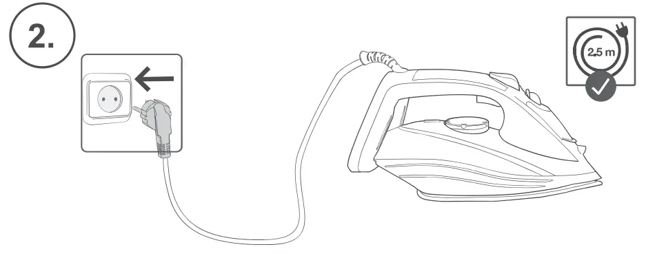 gorenje SIH 2600BLC 00TQC 300RBC Steam Iron Steamcare Pro - FIGURE 5