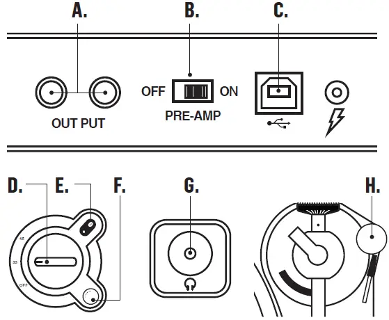 MARLEY 346SIUTT Stir It Up Turntable Record Player 08