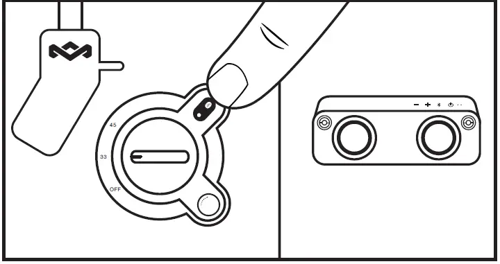 MARLEY 346SIUTT Stir It Up Turntable Record Player 11