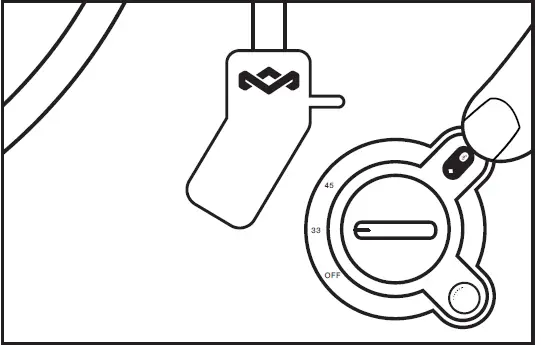 MARLEY 346SIUTT Stir It Up Turntable Record Player 12