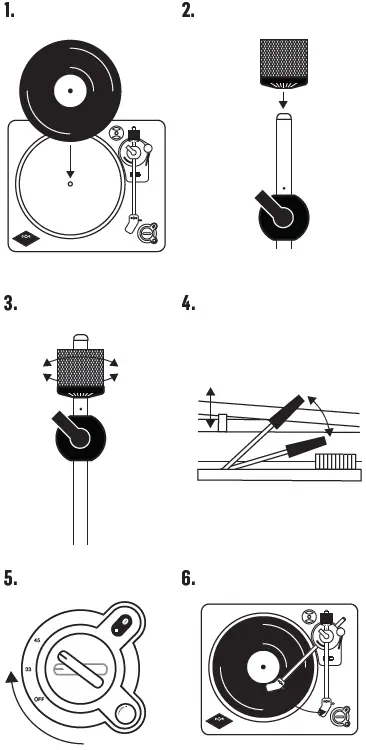 MARLEY 346SIUTT Stir It Up Turntable Record Player 13