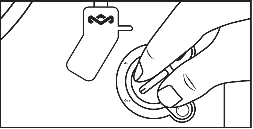 MARLEY 346SIUTT Stir It Up Turntable Record Player 16
