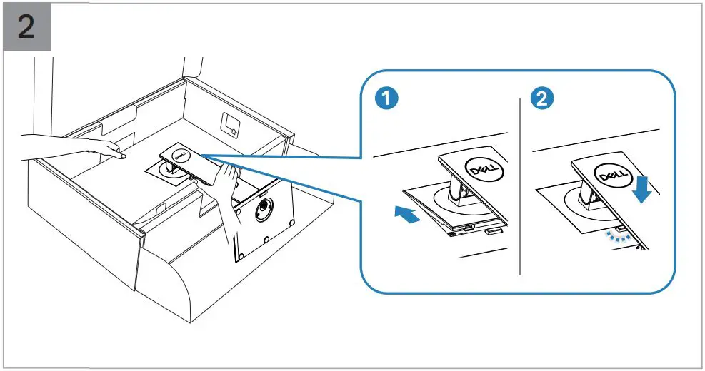 Dell P2421D Monitor User Guide - Installation