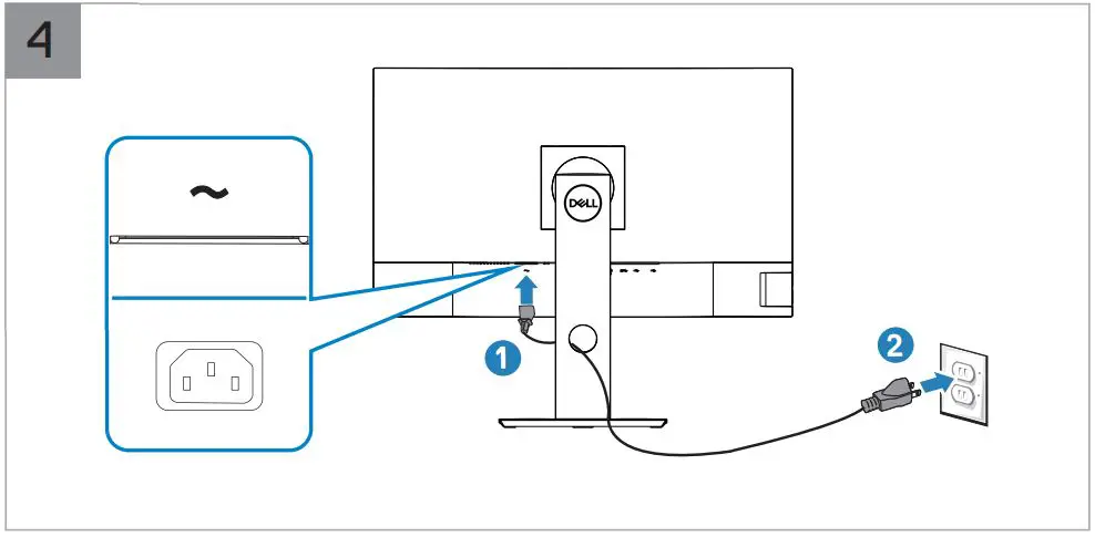 Dell P2421D Monitor User Guide - Installation