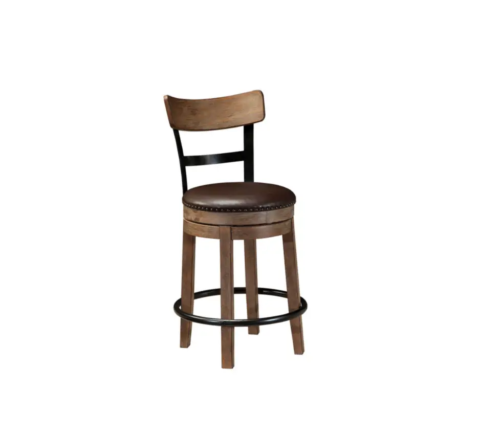 Ashley D542-124 Pinnadel Counter Height Upholstered Bar Stool User Manual