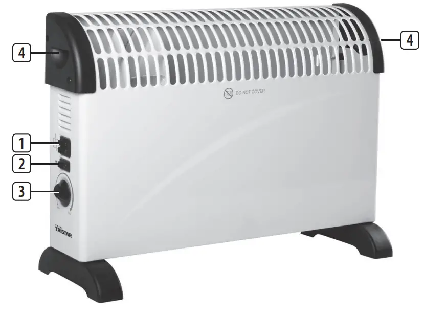 TRISTAR KA-5912 Convector Fan Heater - Fig 1