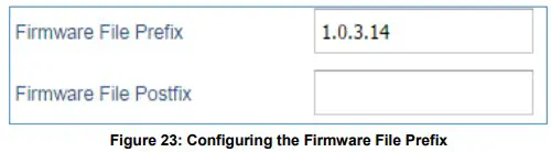 GRANDSTREAM Firmware Upgrade Server Software - Configuring the Firmware File Prefix