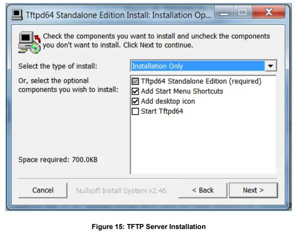 GRANDSTREAM Firmware Upgrade Server Software - TFTP Server Installation