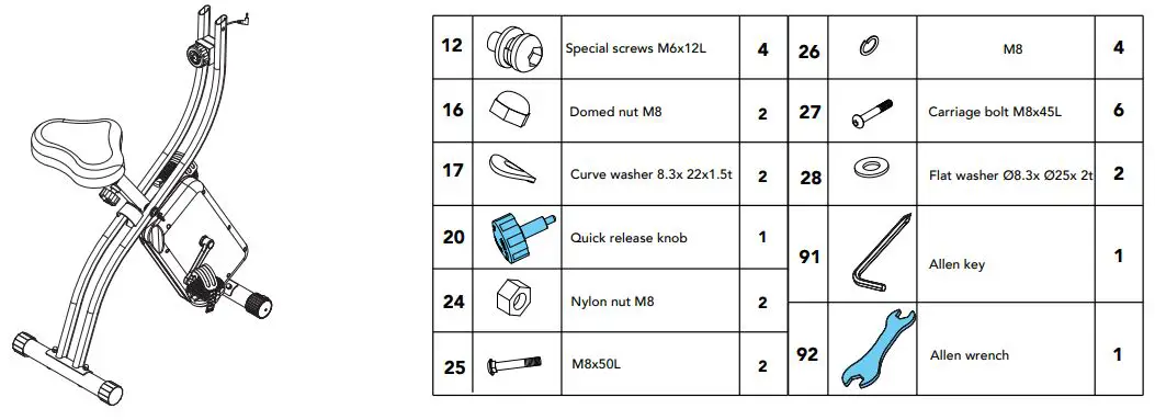 TUNTURI-Cardio-Fit-B25-X-Bike-fig 12
