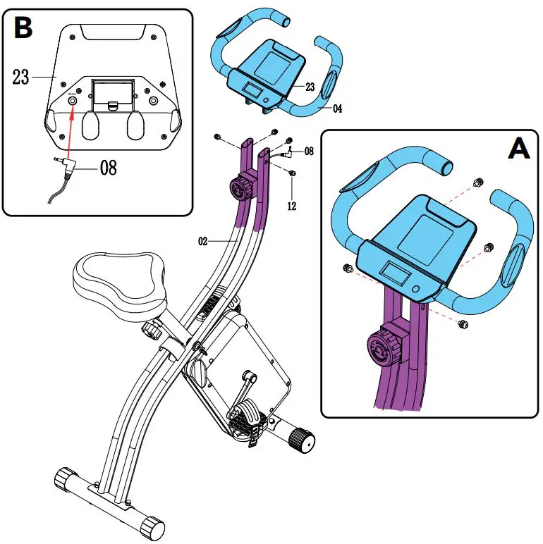 TUNTURI-Cardio-Fit-B25-X-Bike-fig 13