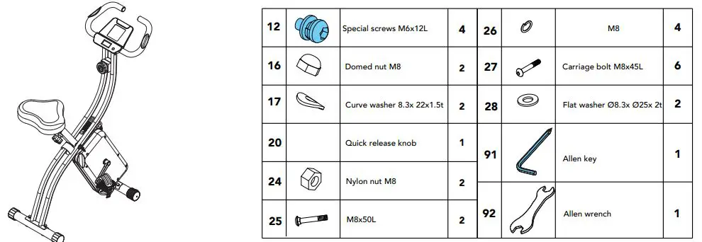 TUNTURI-Cardio-Fit-B25-X-Bike-fig 14