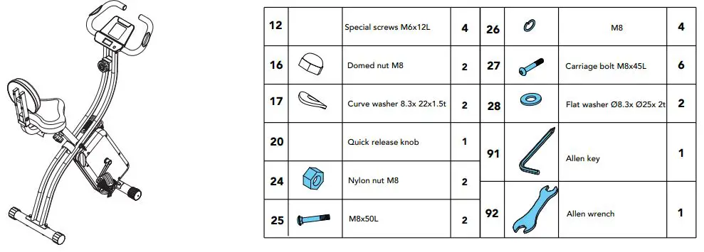 TUNTURI-Cardio-Fit-B25-X-Bike-fig 16