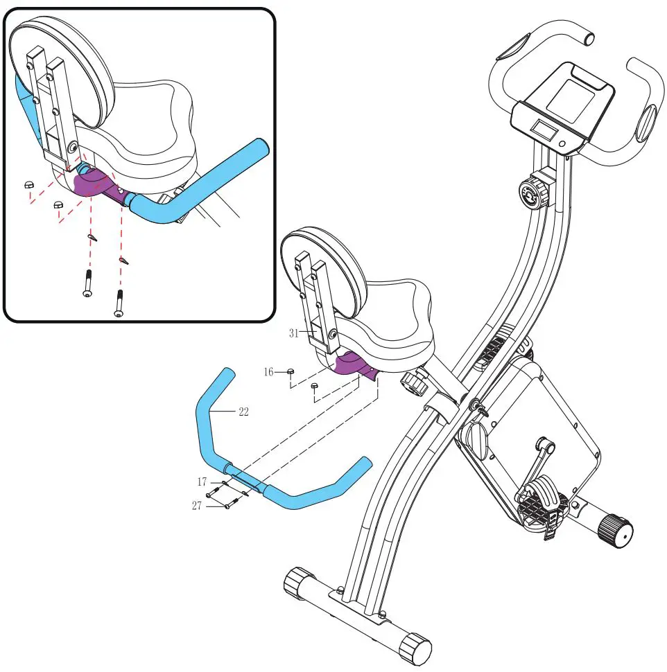 TUNTURI-Cardio-Fit-B25-X-Bike-fig 17