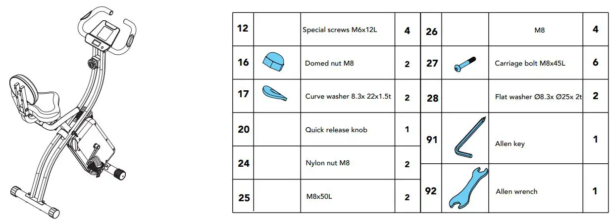 TUNTURI-Cardio-Fit-B25-X-Bike-fig 18