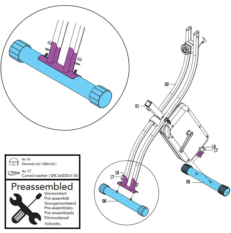 TUNTURI-Cardio-Fit-B25-X-Bike-fig 7