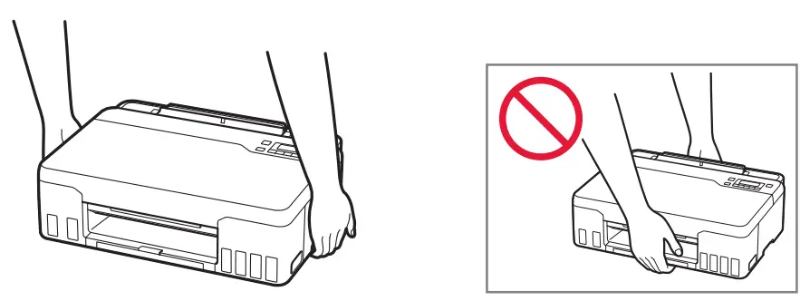 Canon G500 Series Printer - Holding