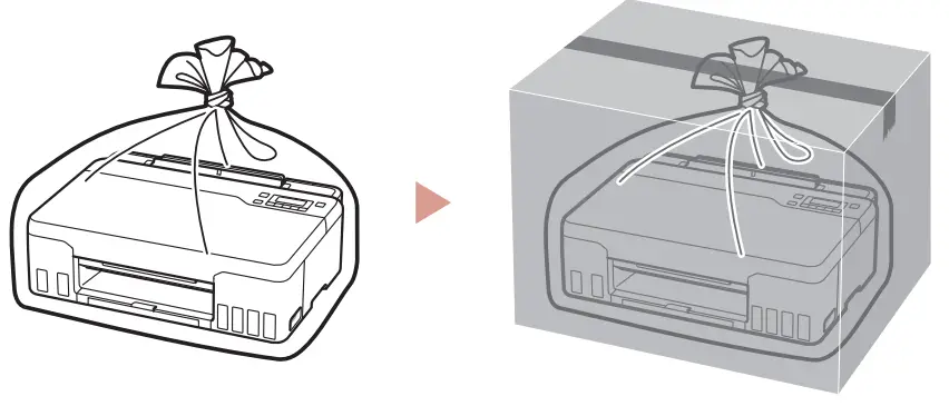 Canon G500 Series Printer - plastic bag