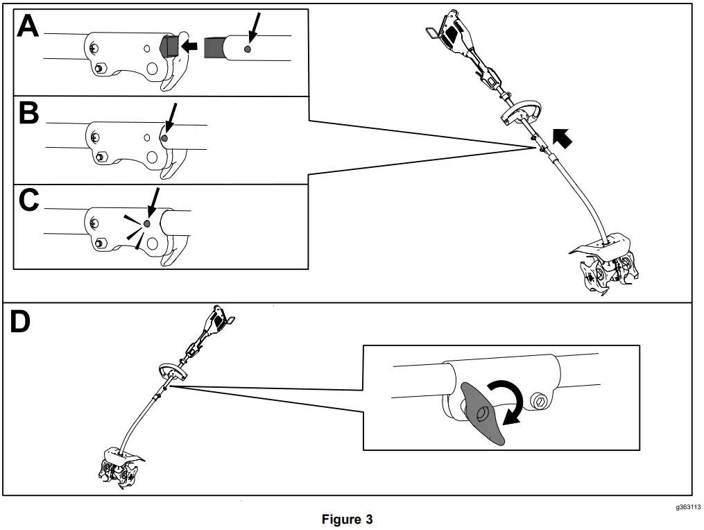 TORO 88715 Cultivator Attachment Flex Force Power System 60V MAX Attachment - Figure 3